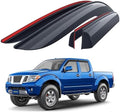 Goodyear Shatterproof Window Deflectors for Nissan Frontier 2005-2021, Tape-on Rain Guards, Window Visors, Vent Deflector Visor,Car Accessories,4 pcs. - GY008847