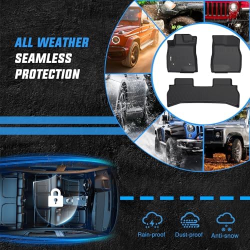 Nilight TPE Floor Mats for Chevy Trailblazer (FWD Only)