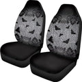 BIGCARJOB Halloween Car Seat Cover Full Set Universal Car Interior Accessories Set Women Auto Interior Seat Protector Saddle Blanket