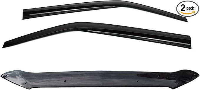 OMAC Front Bug Shield Hood Deflector & Window Visor by OMAC