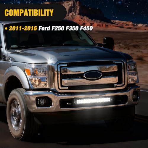 Nilight Hidden Bumper Mounting Bracket for 2011-2016 Ford F250 F350 F450