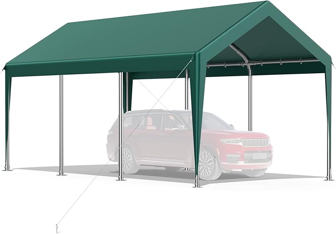 12x20FT Heavy Duty Carport Potable Car Canopy Garage Party Tent Boat Shelter by Raxmolo