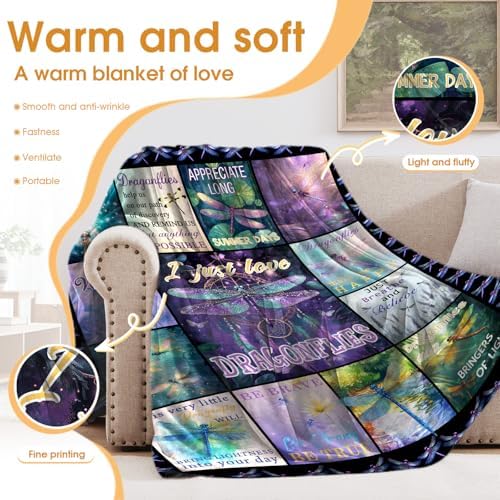 Butterfly Dream Catcher Blanket Gifts for Adults Women Girls Birthday Christmas Halloween Easter Mother's Day Presents Mom Wife Girlfriend Throw Blanket 60"x80" - Image 3