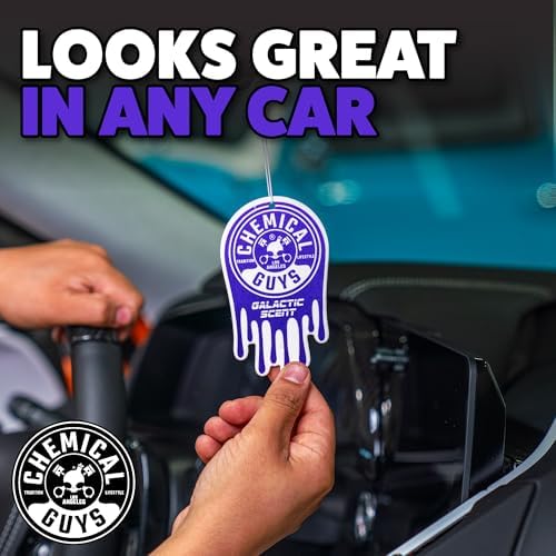 Chemical Guys, Hanging Air Fresheners, Galactic Scent, 12 Pack, for Cars - Image 6
