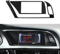 Car Multimedia Control Panel Decals for Audi A4 A5 S4 S5 2009-2016 Accessories Carbon Fiber Interior Interior Stickers, 6.5inch