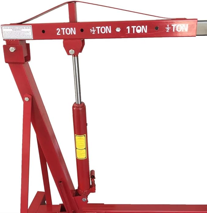 2 TON 4000 lbs Foldable Hydraulic Engine Hoist Cherry Picker Heavy-Duty - Image 3