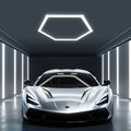 tewei Hexagon LED Garage Light, 1 Grids Hexagon Car Detailing Light Fixture by TeweiBrand