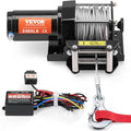 VEVOR ATV Winch, 3000 lb Electric Winch, 12V Small ATV UTV Winch with 3/16 in x 39 ft Steel Cable Roller Fairlead Wired Remote Control, IP55 Waterproof for Towing UTV ATV Car Vehicle Off-Road by VEVOR