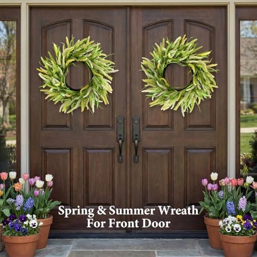 26 Inch Fall Wreath for Front Door Large Grapevine Wreath - Image 6