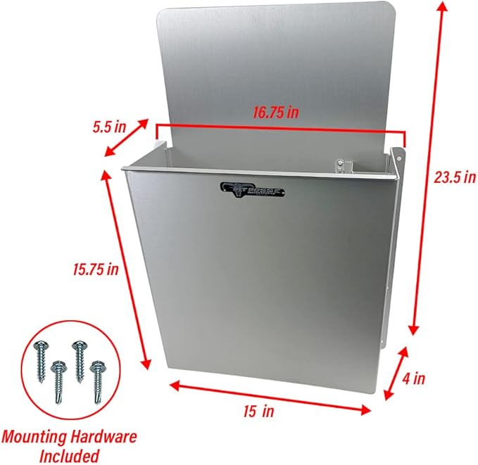 Pit Posse PP3351 Aluminum Wall Mount Floor Jack Holder Pouch Stabilizer - Image 5