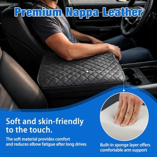 Nilight Center Console Cover Fit for Dodge Ram 1500 2013-2018 Ram 2500/3500