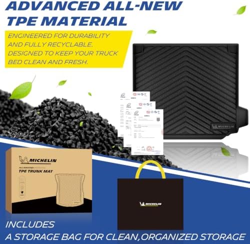 Michelin Vehicle Mats for 2019-2026 BMW X5 Gas & PHEV, 5 Seats, Trunk Mat