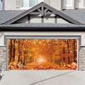 1PC 16x7ft Fall Thanksgiving Garage Door Banner Decorations by ZTHMOEBACKDROP