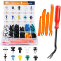 GOOACC 200PCS Car Plastic Rivets Fasteners Push Retainer Kit, 10 Most Popular Sizes Auto Push Pin Rivets,for Tesla Body Interior and Exterior Retainer Fastener Clip by GOOACC