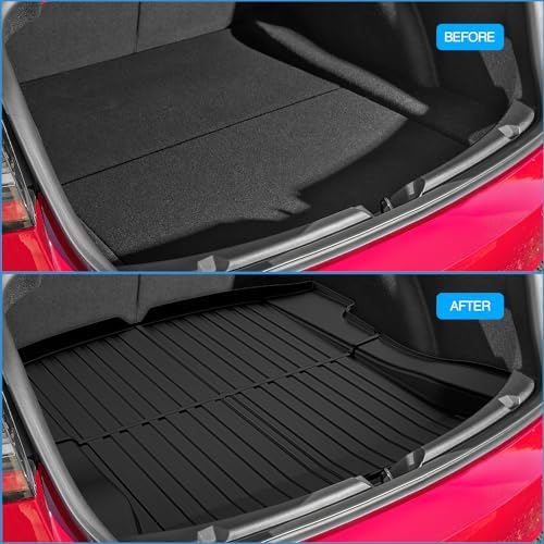 Nilight Cargo Mats for Tesla Model 3 2017 2018 2019 2020 2021 2022 2023