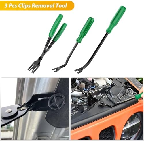 GOOACC 200Pcs Trim Removal Tool Auto Push Pin Bumper Retainer Clip Set - Image 3
