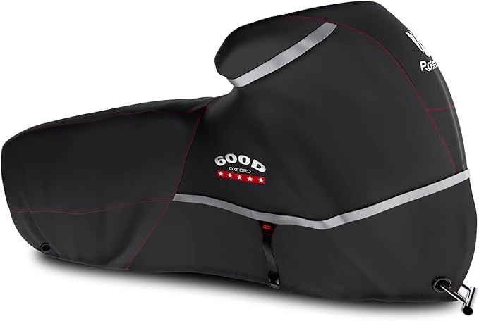 Rosefray Motorcycle Cover 600D Heavy Duty All Season Universal Weather by Rosefray