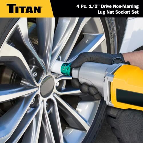 Titan 21095 4-Piece 1/2-Inch Drive Non-marring Impact Deep Lug Nut Socket Set - Image 7