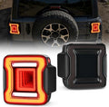 Nilight JL Tail Light LED Smoked Lens DOT APPROVED for 2018-2026 Wrangler