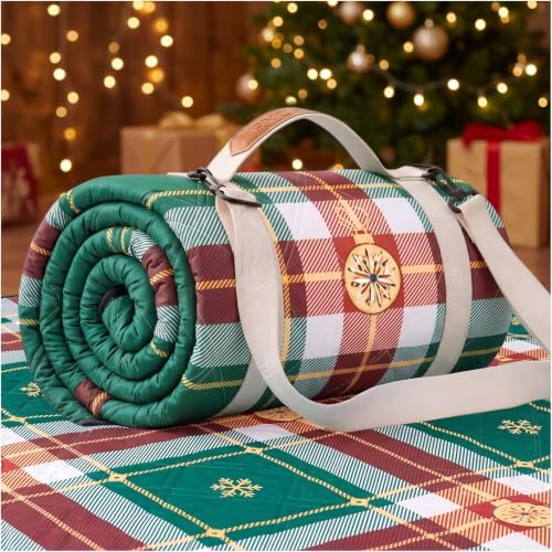 RYCHIC Waterproof Beach Blanket Picnic Mat Outdoor Oversized Sandproof Rug Towel Gear Family Hawaiian Trip Essentials Winter Vacation Must Have Travel Accessories Stuff Men Women Christmas Gift by RYCHIC