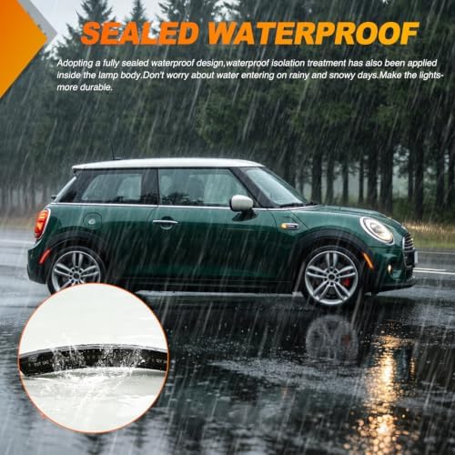 Nilight Fender Side Marker Lights 4PCS for 2005-2016 MINI Cooper R55/R56