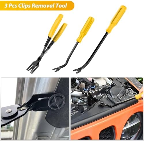 GOOACC 200Pcs Trim Removal Tool Auto Push Pin Bumper Retainer Clip Set - Image 3
