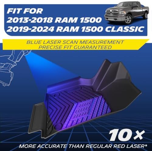 Michelin Vehicle Mats for 2013-2018 Ram 1500 Quad Cab Bench Seat