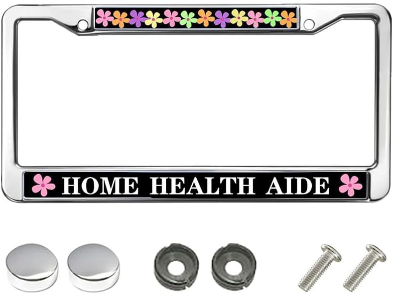 Home Health Aide Personalized Gift Licence Plate Frame Medical Love Personalized Gift Licence Plate Frame