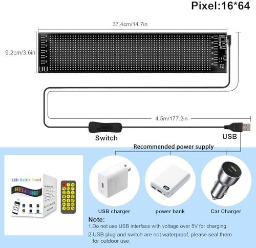 Super RGB LED Devil Eye Lights for Windshield 15"x4" [Advanced Chip, 100% Synced Dual Screen] Dynamic Flexible Programmable Custom LED Eyes Display for Car Motorcycle Window with Remote & APP Control