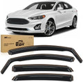 Nilight Vent Window Visors for Ford Fusion 2013-2020, in-Channel, 4PCS