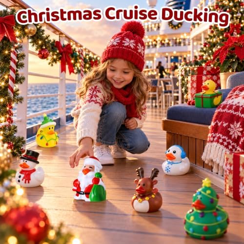 36Pcs Christmas Rubber Ducks, Ducks for Jeeps Ducking, Goodie Bag Stuffers - Image 5