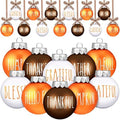 Thinkday 12 Pcs Fall Thanksgiving Ornaments for Tree, Rustic by Thinkday