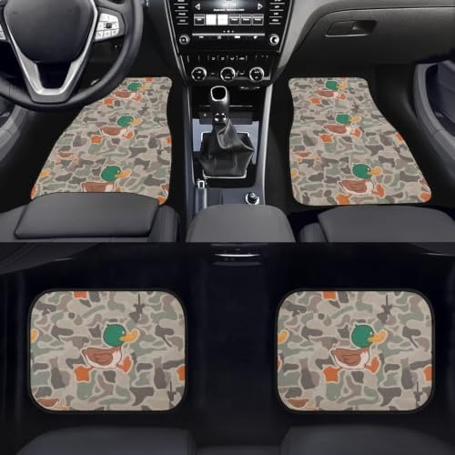 Duck Camo Car Carpet Floor Mat