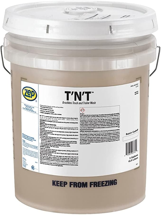 Zep TNT Brushless Truck and Trailer Wash Concentrate 5 Gal Model 481 Foamer 96 - Image 3