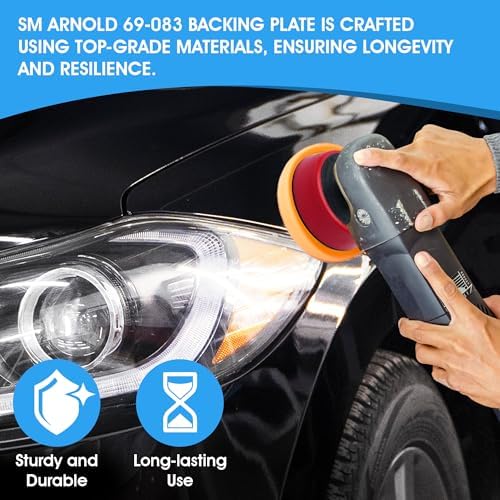 SM Arnold Micro Hook Backing Plate for Buffing, 3" - Image 3