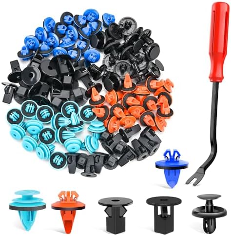 GOOACC 180PCS Car Bumper Retainer Clips Bumper Fender Liner Kit for Lexus Toyota 4Runner Tacoma RAV4 Scion 75495-35010 75397-35010 90189-06065 90189-06013 90189-06028 90467-07201 90467-10188 by GOOACC