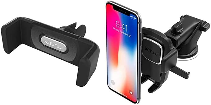 Kenu Airframe+ Car Phone Holder Mount and iOttie Easy One Touch 4 Car Mount by Kenu