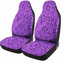 GENANY Fantasy Fruit Emblems Car Seat Covers, 2-Piece Front Seat Set