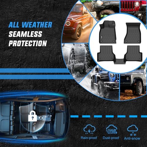 Nilight TPE Floor Mats for Audi A6 S6 A6 Quattro