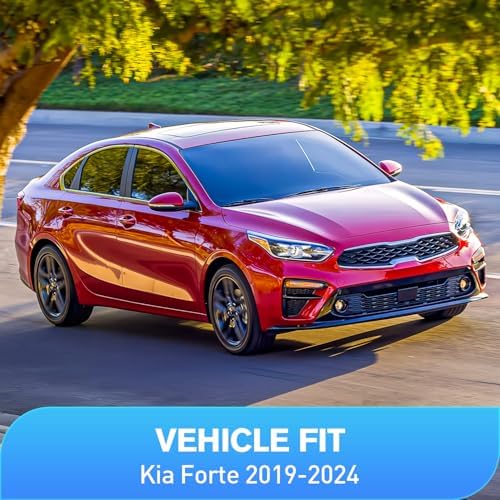 Nilight in-Channel Rain Guards for Kia Forte 2019-2025 Side Windows, 4PCS