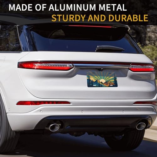 Adventure Mountain Sunrise Front License Plate 6" * 12" for Women