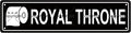 ROYAL THRONE BATHROOM TOILET Space Metal Tin Street Sign Bar Cafe Garage Cave by Unknown