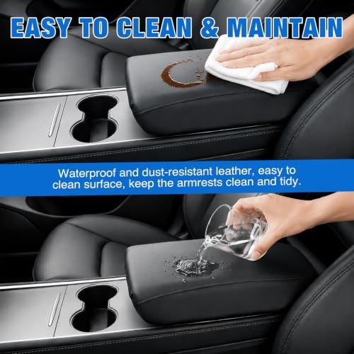 Nilight Center Console Cover for Hyundai Sonata 2015-2019 Armrest Cushion