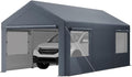 12X20 Ft Heavy Duty Carport Canopy, Portable Garage, Car Tents, Reinforced by BouPower