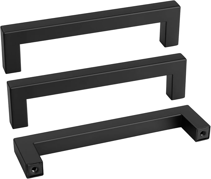 Goldenwarm 2Pack Black Drawer Handle Cabinet Pull Black Kitchen Cabinet Handles by goldenwarm