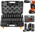 VEVOR 1/2" Drive Impact Socket Set, 34 Piece, Metric 8 to 36mm by VEVOR