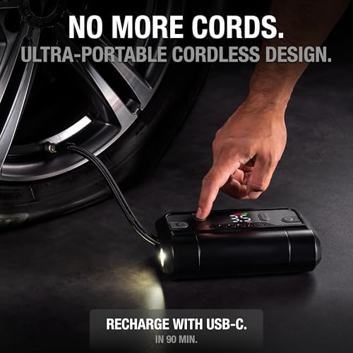 NOCO Air AL5 17 LPM 12V Cordless Tire Inflator & Portable Air Compressor