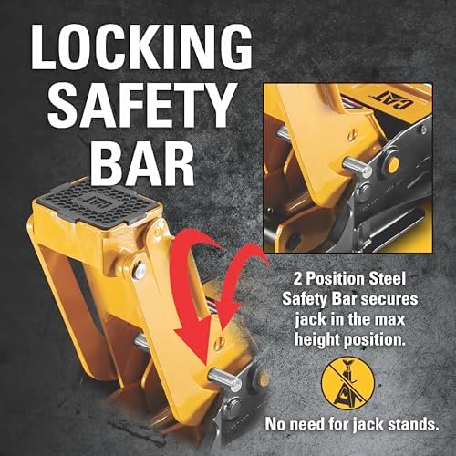 Cat 4500 Pound Xtra Low-Profile Jack, Classic, Lowered Vehicles - 980723ECE - Image 5