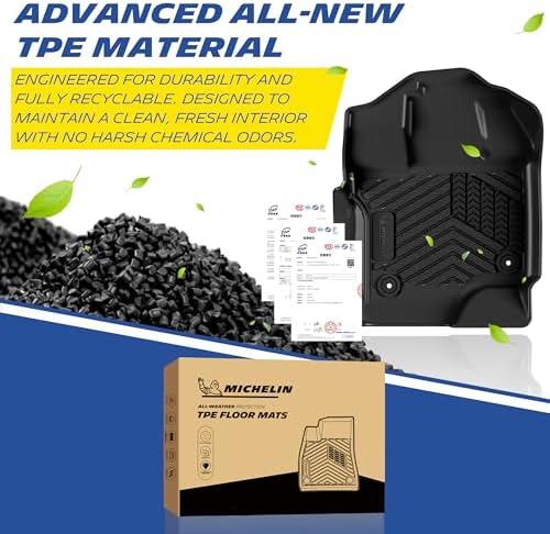 Michelin Vehicle Mats for 2015-2026 Ford F150/2022-2026 Lightning Crew Cab