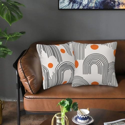 Mid Century Modern Throw Pillow Covers 18x18 inch Set of 2 Pillow Case Cushion Cover for Home Sofa Couch Living Room Car Decor - Image 6